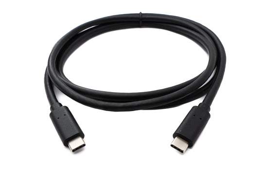 SYSTEM-S USB 3.2 Gen 1 Kabel 150 cm Typ C Stecker zu Stecker in Schwarz