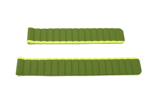 SYSTEM-S 20 mm silicone magnetic strap for Samsung Galaxy Watch 5 4 in green