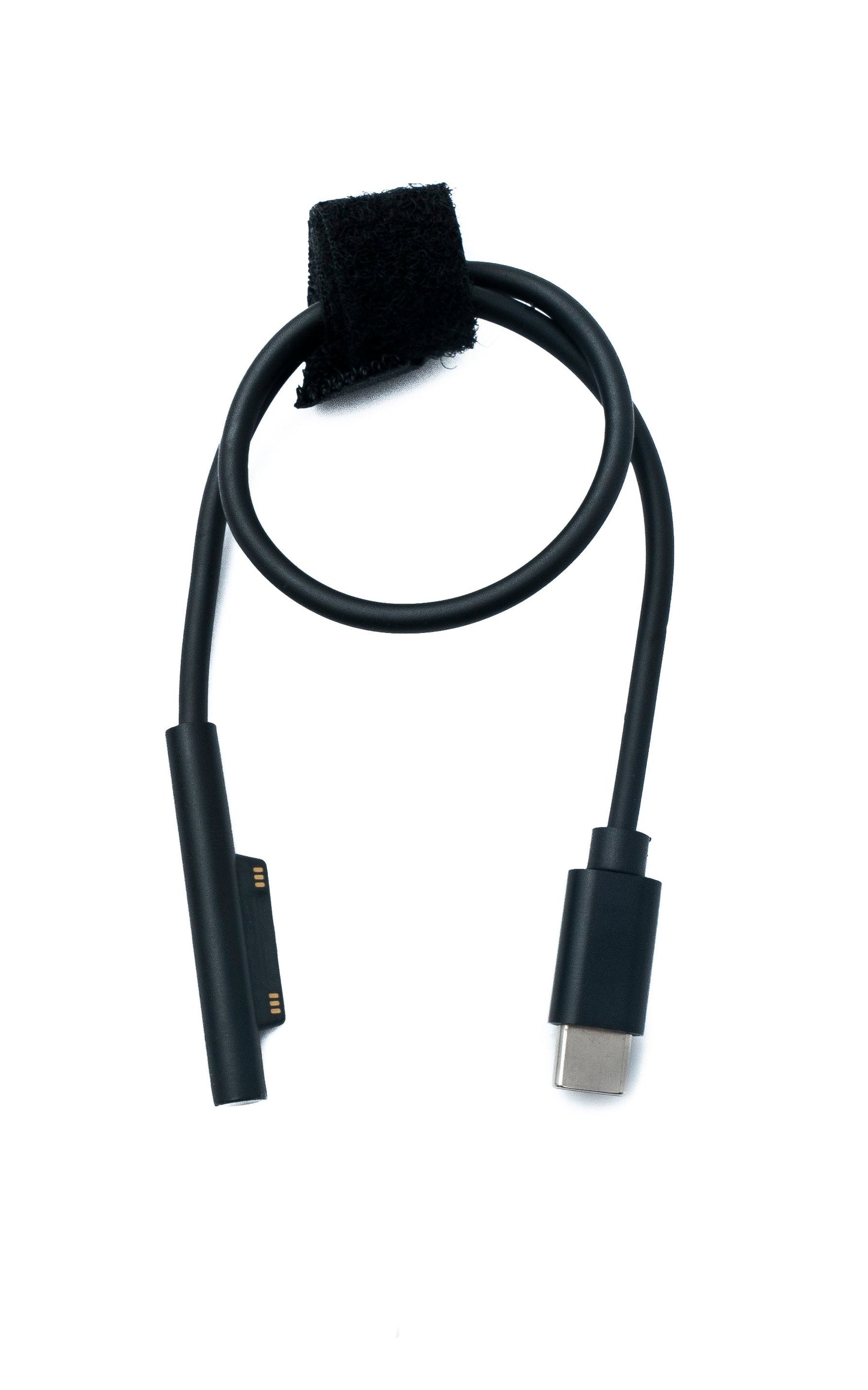 SYSTEM-S USB 3.1 snúra, 30 cm hleðslusnúra fyrir Microsoft Surface, svört