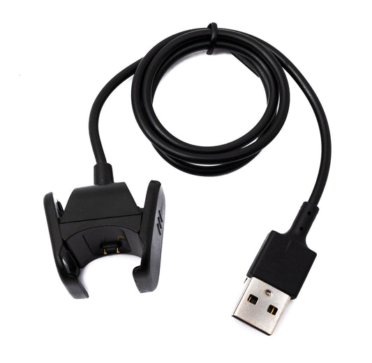 SYSTEM-S USB 2.0 cable 53 cm charging cable for Fitbit Charge 4 smartwatch in black