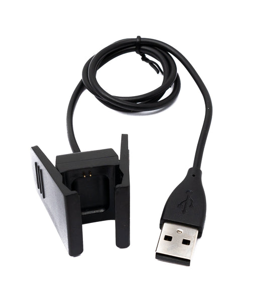 SYSTEM-S USB 2.0 cable 54 cm charging cable for Fitbit Charge 2 smartwatch in black