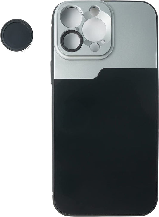 SYSTEM-S CPL síu hringlaga pólunarlinsa með hulstri svart fyrir iPhone 14 Pro Max