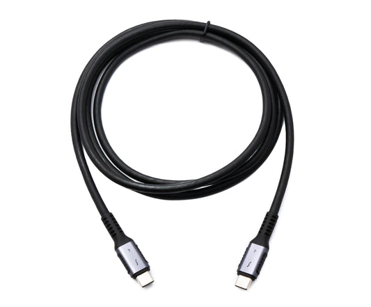 SYSTEM-S Thunderbolt 4 Kabel 150 cm Typ C Stecker zu Stecker Adapter 40 Gbit/s USB 4.0