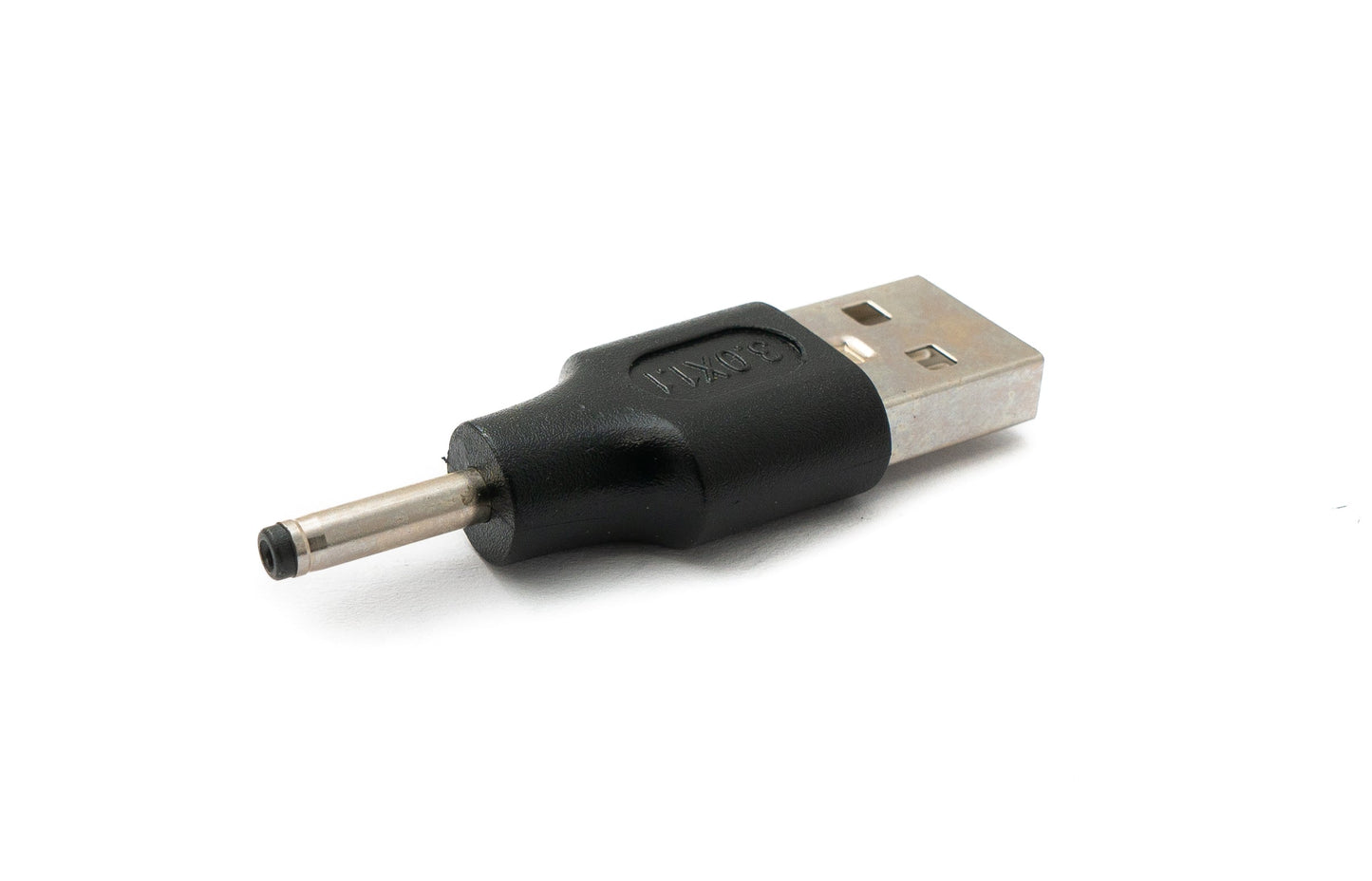 SYSTEM-S DC Adapter 20V 3,0 x 1,1 Stecker zu USB 2.0 Stecker Kabel in Schwarz
