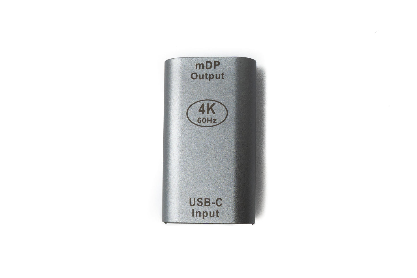 SYSTEM-S DisplayPort millistykki Mini DP kvenkyns í USB 3.1 Type C kvenkyns 4K snúra í gráu