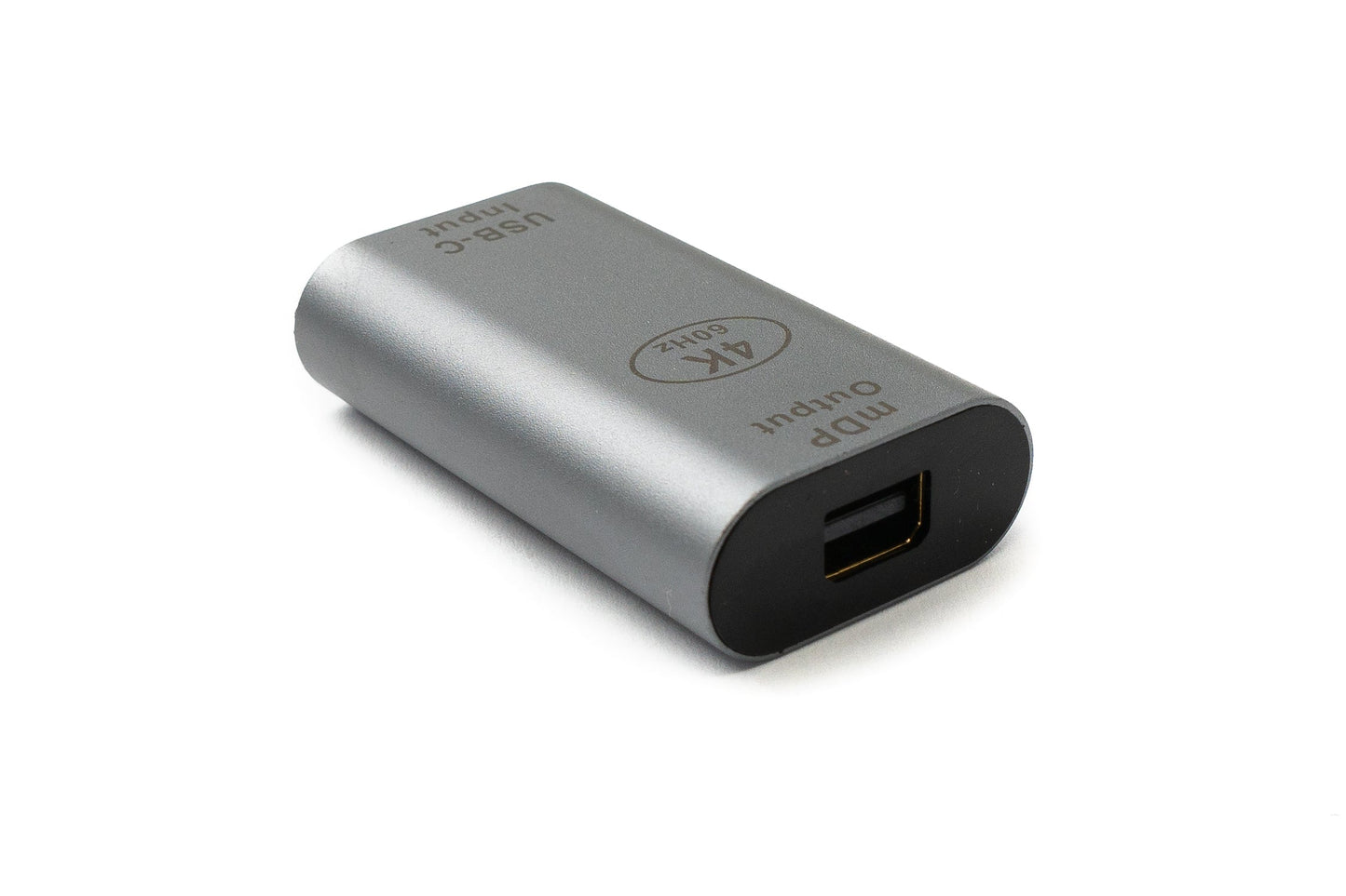 SYSTEM-S DisplayPort millistykki Mini DP kvenkyns í USB 3.1 Type C kvenkyns 4K snúra í gráu