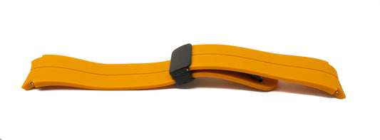 SYSTEM-S 20 mm silicone strap for Samsung Galaxy Watch 5 4 Smartwatch in yellow