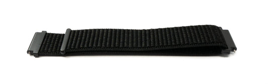 SYSTEM-S 20 mm nylon strap for Huawei Watch Smartwatch in black 