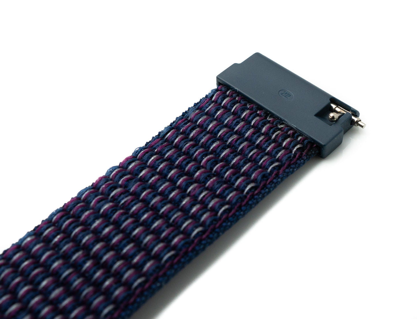 SYSTEM-S 22 mm nylonól fyrir Fitbit Versa 2 1 Lite snjallúr í bláu