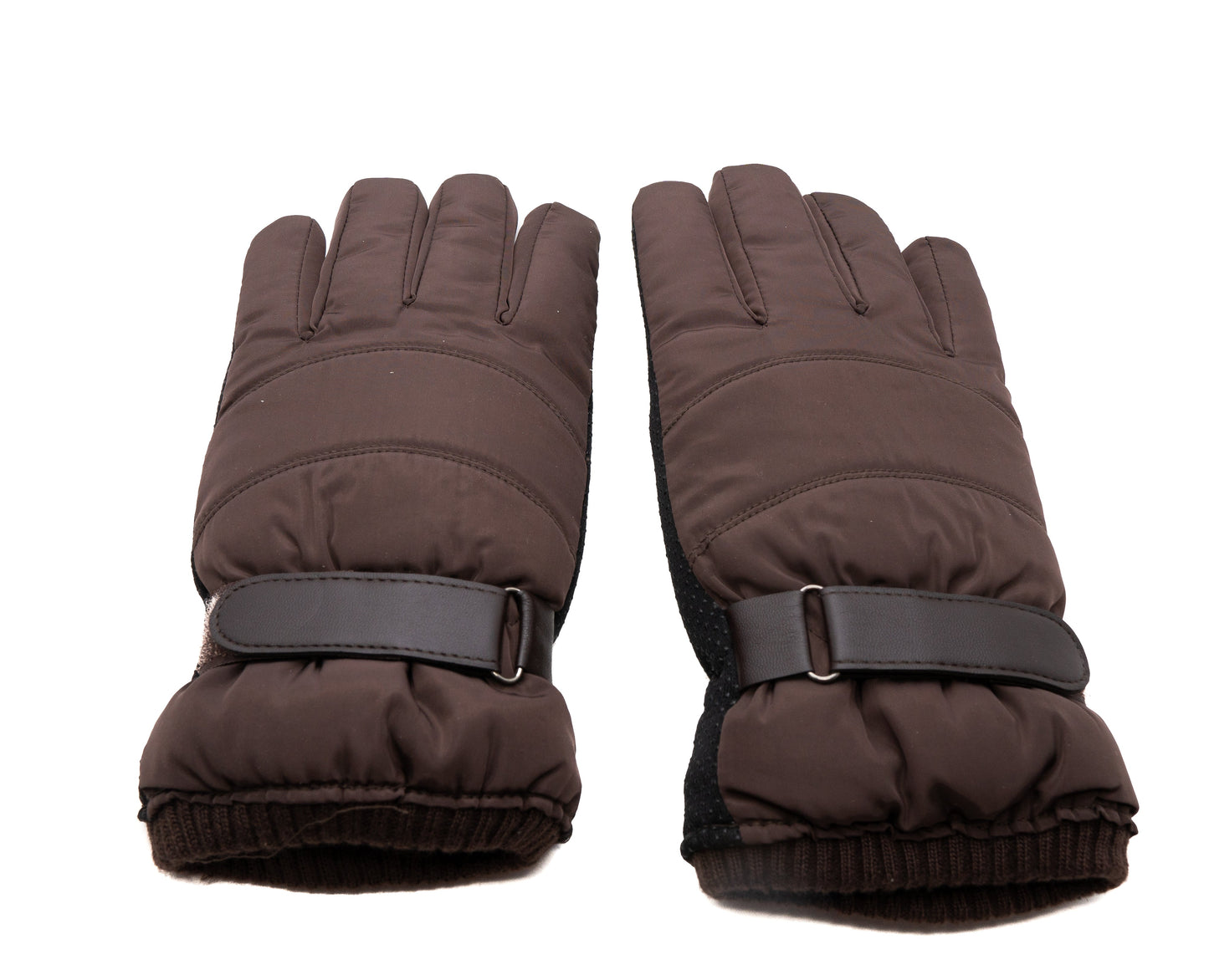 SYSTEM-S Anti-Slip Polyester Gloves for Smartphones Touch Screens in Brown