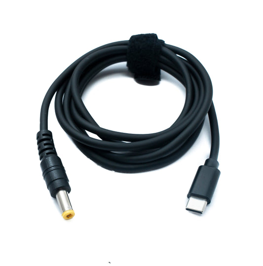 SYSTEM-S DC 15V cable 150 cm 5.5 x 2.5 plug to USB 3.1 Type C plug