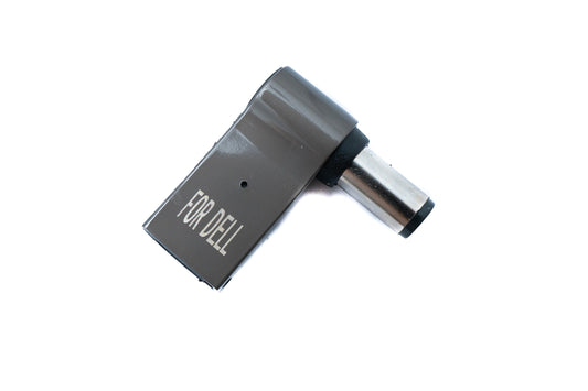 SYSTEM-S USB 3.1 Adapter Type C Male to Dell DC 20V 3.5 x 1.35 mm Female in Gray