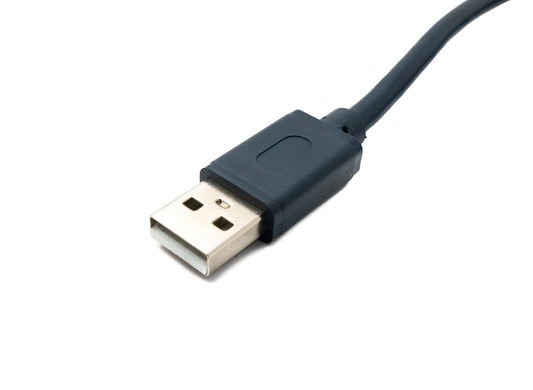 SYSTEM-S USB 2.0 cable 120 cm Type A male to RS232 DB9 female in black