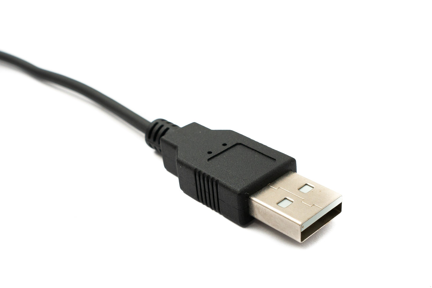 SYSTEM-S USB 2.0 snúra 120 cm Tegund A karlkyns í Mini B karlkyns spíralhornssnúra í svörtu