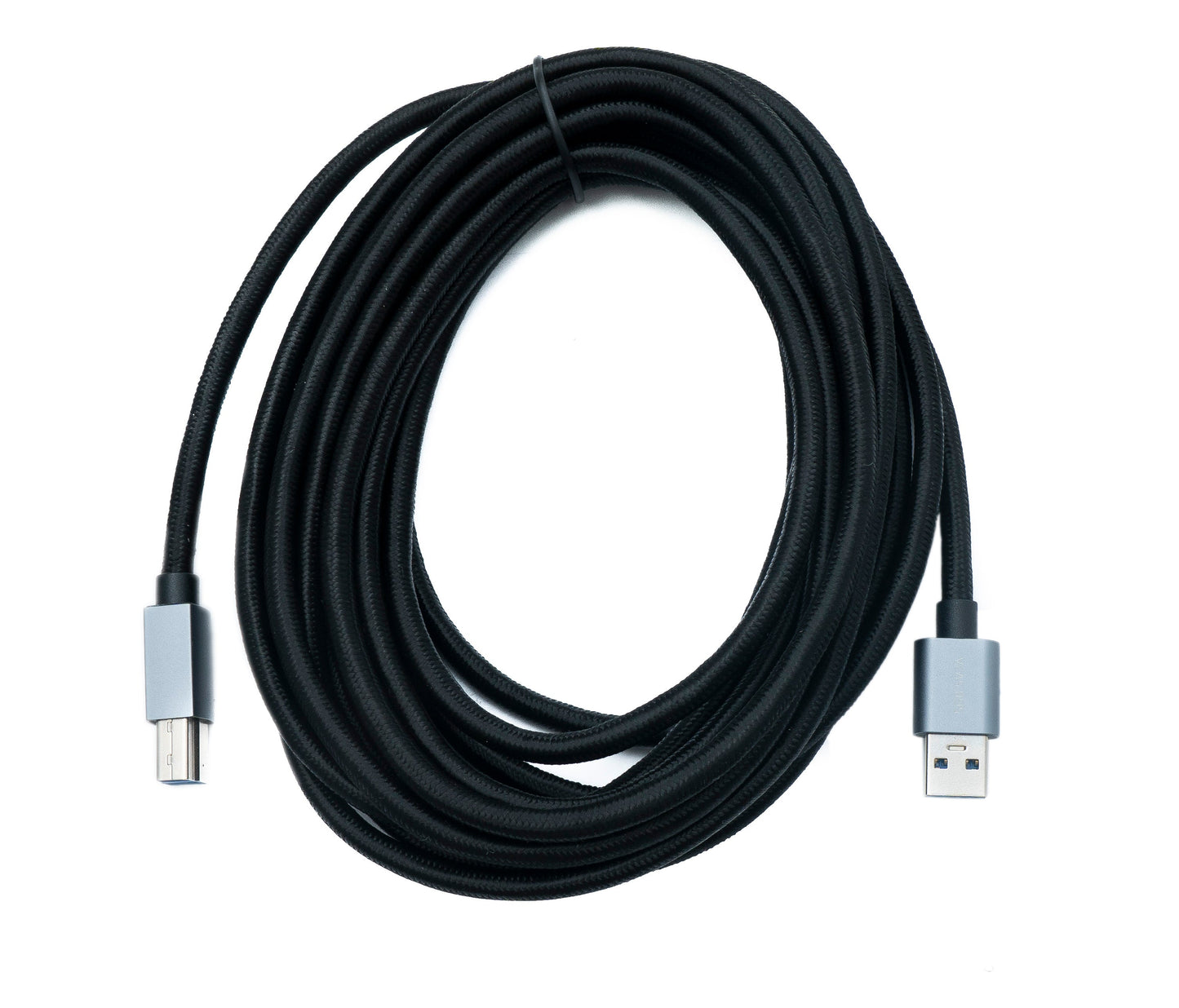 SYSTEM-S USB 3.0 snúra 5 m karlkyns af gerð B í karlkyns af gerð A fléttað