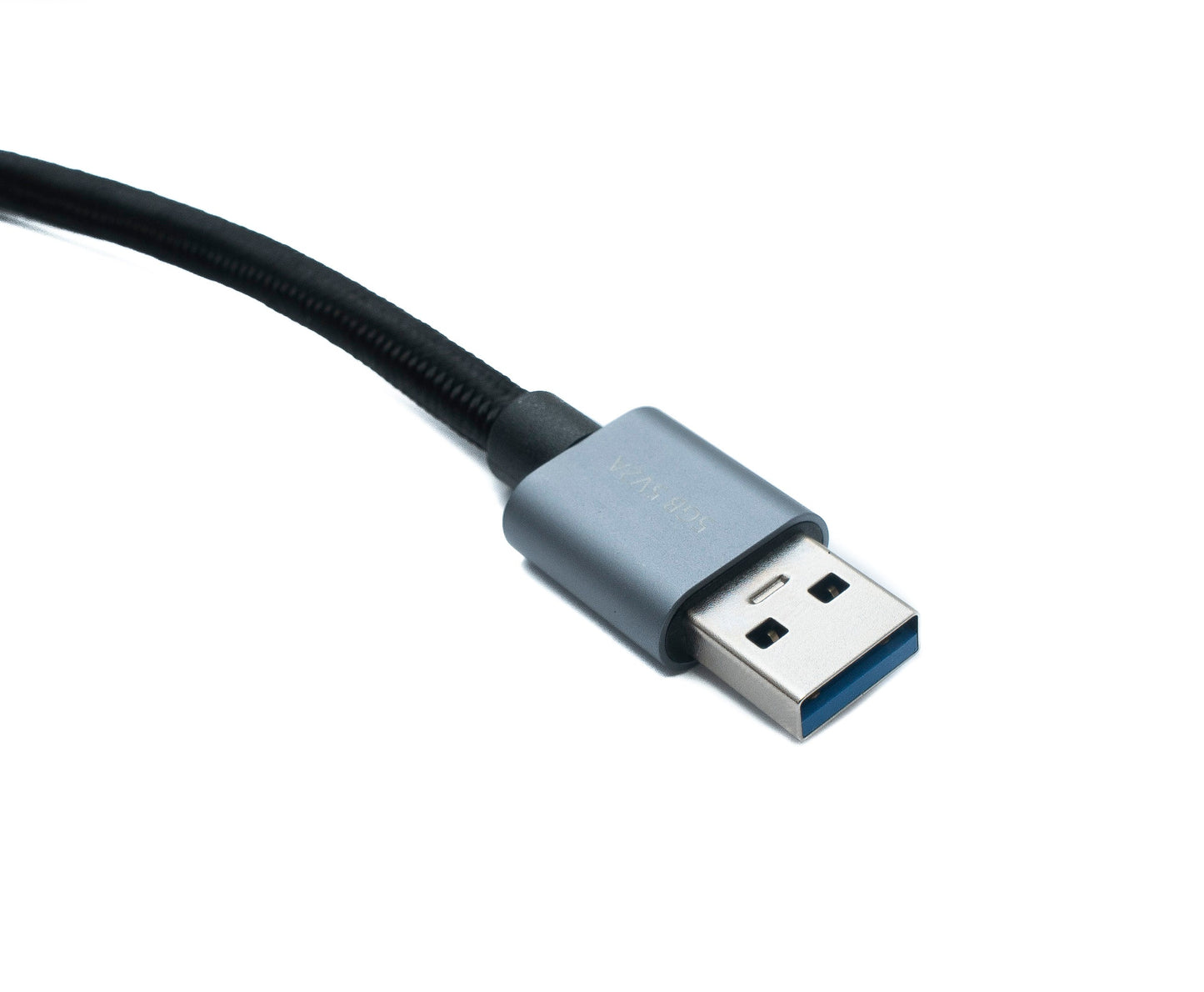 SYSTEM-S USB 3.0 snúra 5 m karlkyns af gerð B í karlkyns af gerð A fléttað