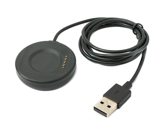 USB 2.0 Kabel 100 cm für Oppo Watch 4 3 2 1 pro SE für OnePlus Watch 2 Smartwatch Schwarz