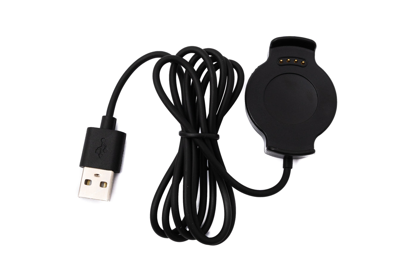 SYSTEM-S USB 2.0 Kabel 100 cm Ladestation für Huawei Watch 2 Smartwatch 5V in Schwarz