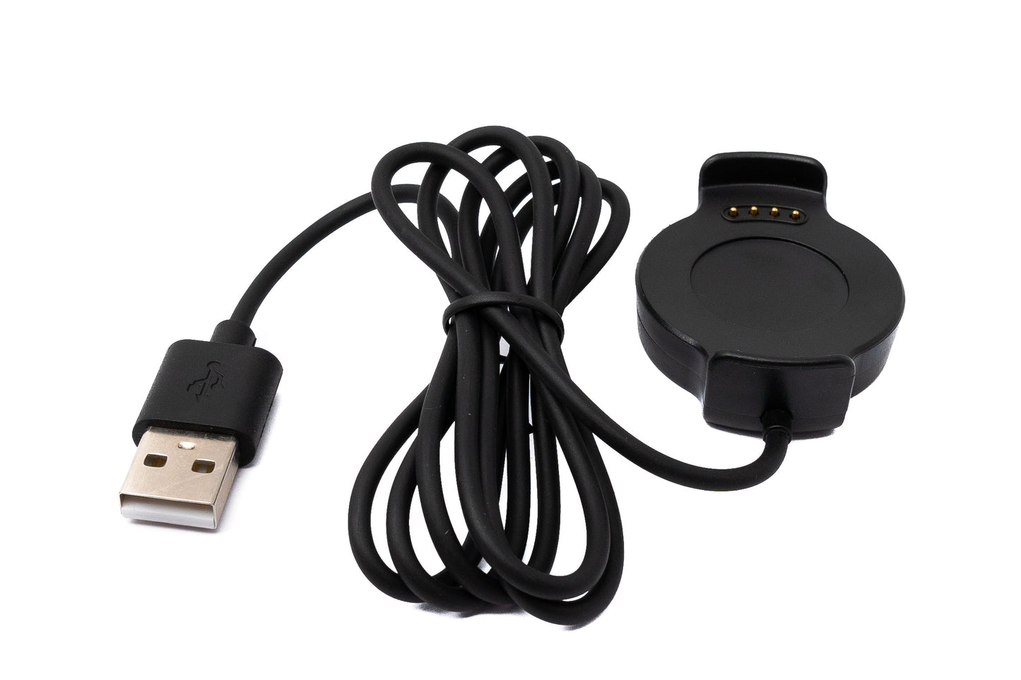 SYSTEM-S USB 2.0 Kabel 100 cm Ladestation für Huawei Watch 2 Smartwatch 5V in Schwarz