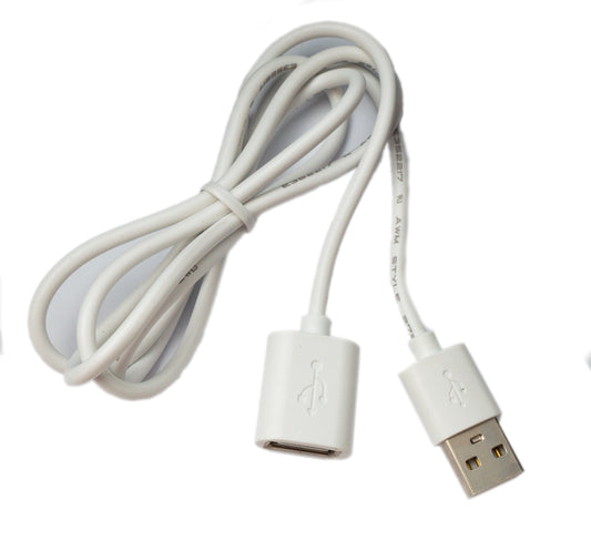 SYSTEM-S USB 2.0 Cable 96 cm Charging Cable for Huawei Honor Band 5i Smartwatch White 