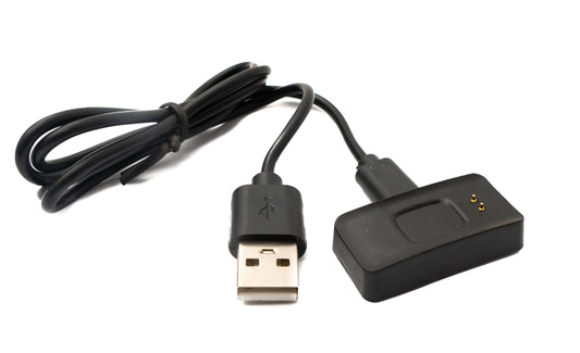 SYSTEM-S USB 2.0 snúra, 75 cm hleðslustöð fyrir Huawei Honor A2 snjallúr, svört 