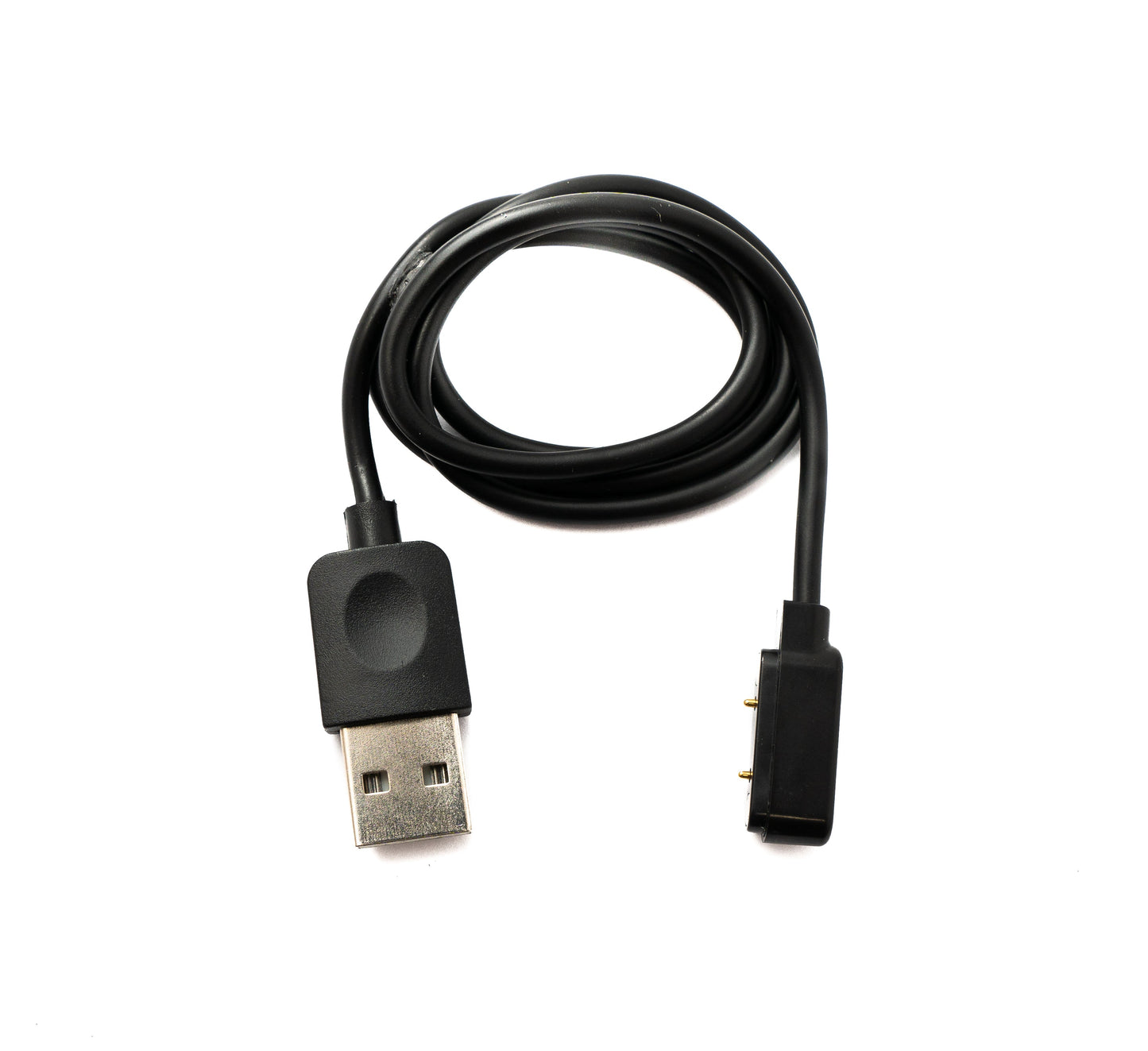 SYSTEM-S USB 2.0 snúra 60 cm hleðslusnúra fyrir Xiaomi Haylou Solar Plus RT3 í svörtu 