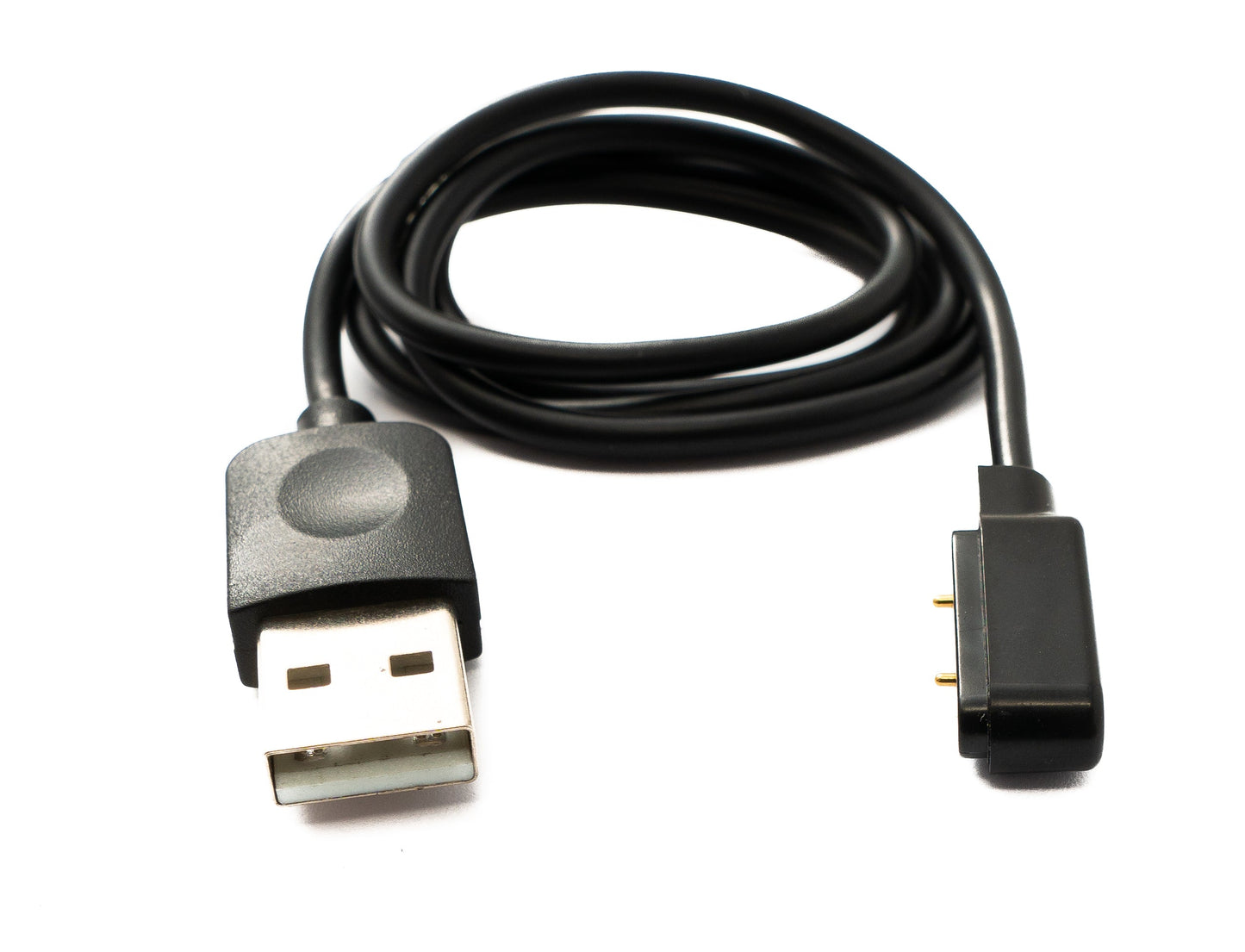 SYSTEM-S USB 2.0 snúra 60 cm hleðslusnúra fyrir Xiaomi Haylou Solar Plus RT3 í svörtu 