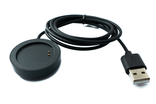 USB 2.0 Kabel 93 cm Ladestation für OnePlus Watch 1 in Schwarz