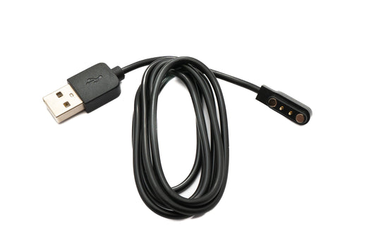 USB 2.0 Kabel 95 cm Ladekabel für OnePlus Nord Watch 1 in Schwarz