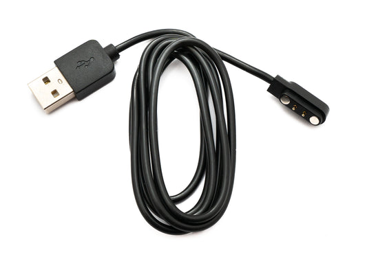 USB 2.0 Kabel 95 cm Ladekabel für OnePlus Nord Watch 1 in Schwarz