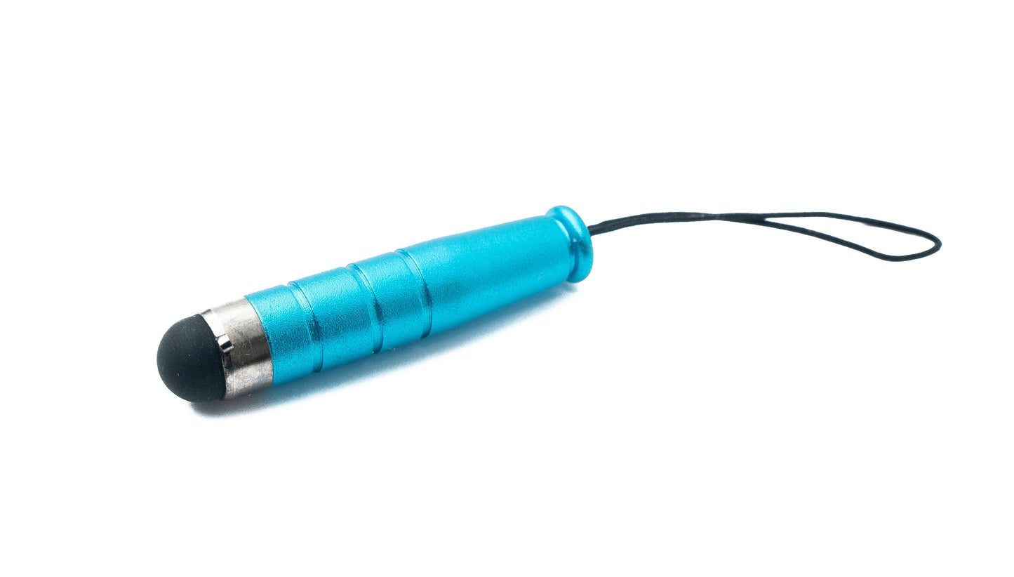 SYSTEM-S Mini Stylus Touch Pen capacitive screen input pen in light blue for smartphone tablet