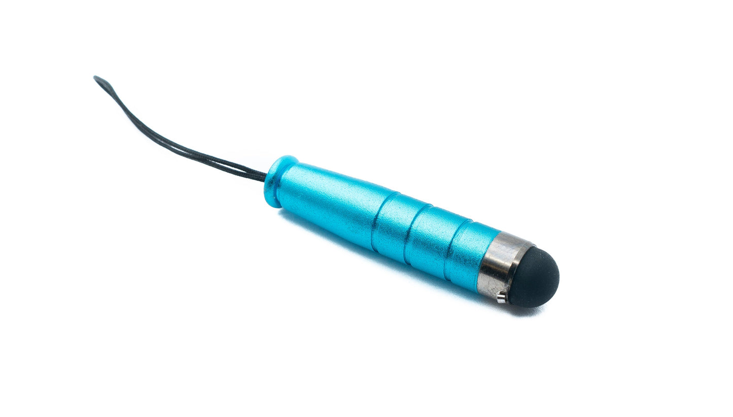 SYSTEM-S Mini Stylus Touch Pen capacitive screen input pen in light blue for smartphone tablet