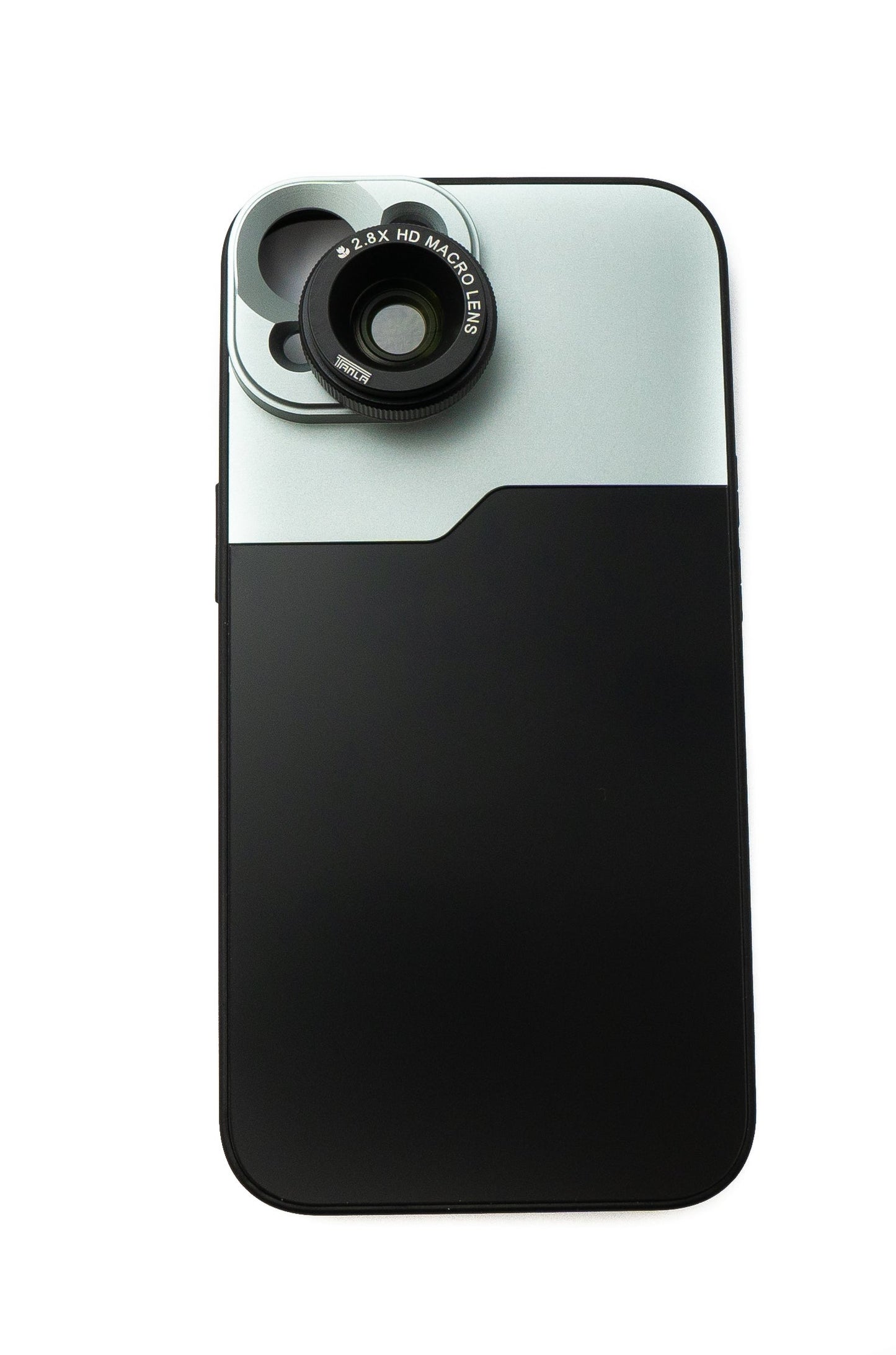SYSTEM-S Macro Lens 2.8x HD Filter with Case in Black for iPhone 14
