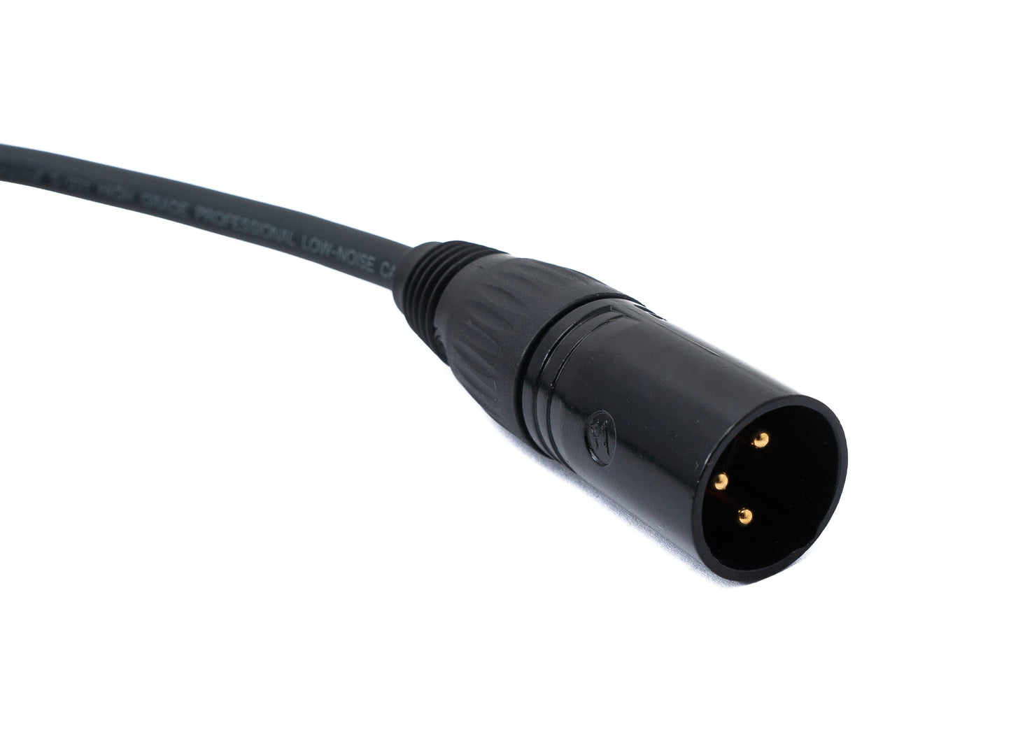 SYSTEM-S Audio Cable 100 cm XLR 3-pin male to female AUX in Black