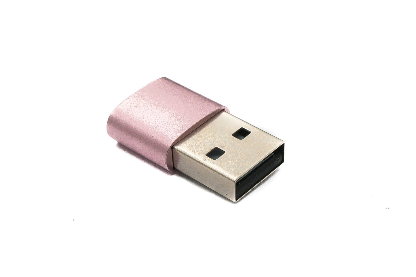 SYSTEM-S USB 3.1 Adapter Typ C Buchse zu 2.0 Typ A Stecker in Pink