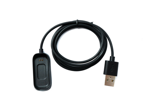 USB 2.0 Kabel 96 cm Ladekabel für OnePlus Band Smartwatch in Schwarz