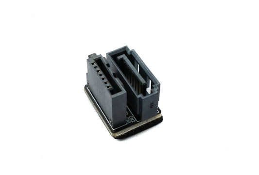 SYSTEM-S SATA U Turn Adapter 7Pin Buchse zu Stecker Kabel 360° für Mainboard SSD HDD