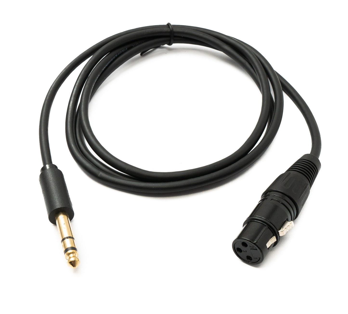 SYSTEM-S Audio Cable 150 cm XLR 3-pin socket to 6.35 mm jack plug AUX