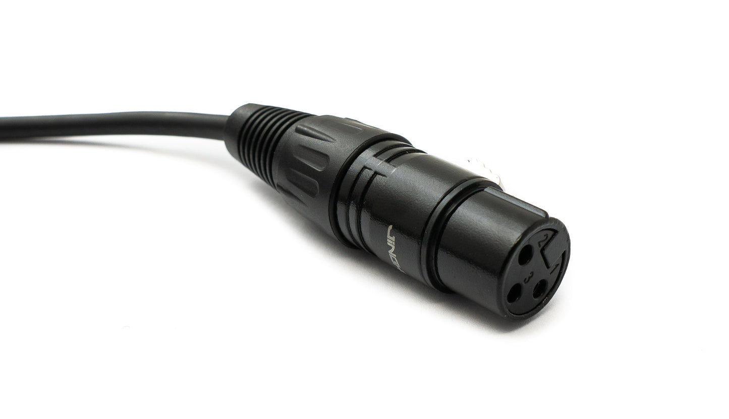 SYSTEM-S Audio Cable 150 cm XLR 3-pin socket to 6.35 mm jack plug AUX