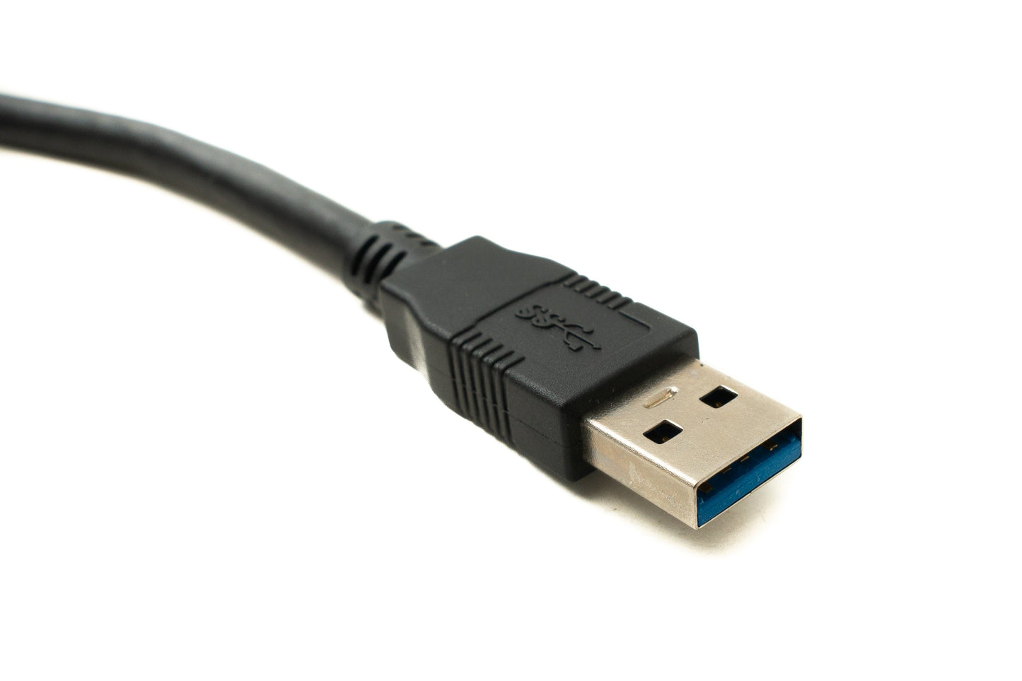 SYSTEM-S USB 3.0 Repeater Kabel 20 m Typ A Stecker zu B Stecker in Schwarz