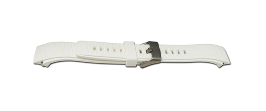SYSTEM-S flexible silicone 20mm strap for Huawei Watch 2 Smartwatch in white