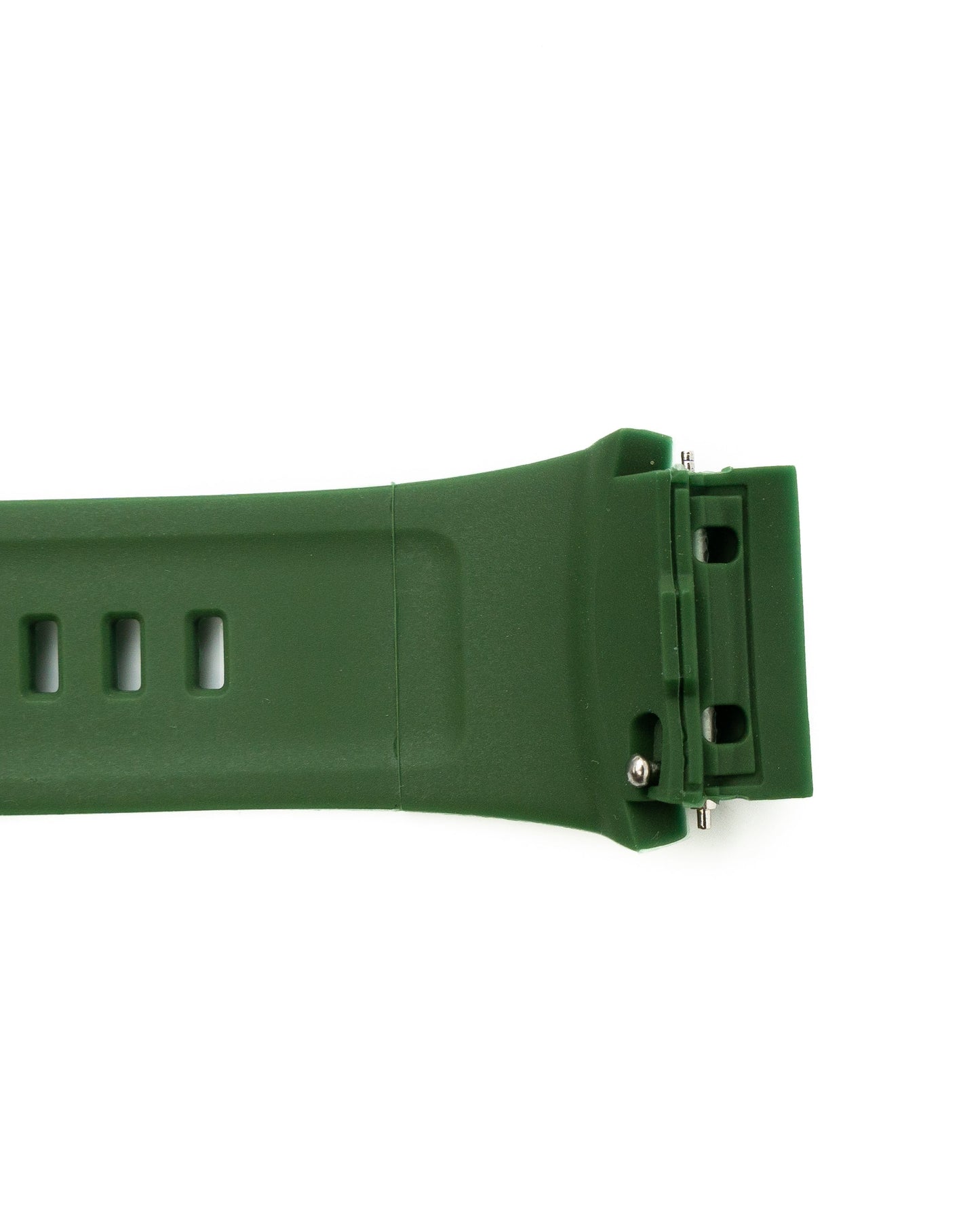 SYSTEM-S flexible silicone strap 20mm for Huawei Watch 2 Smartwatch in green 
