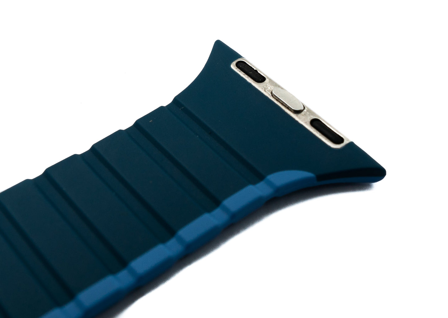 SYSTEM-S bracelet 38 40 41 mm made of silicone flexible magnetic for Apple Watch Smartwatch blue dark blue
