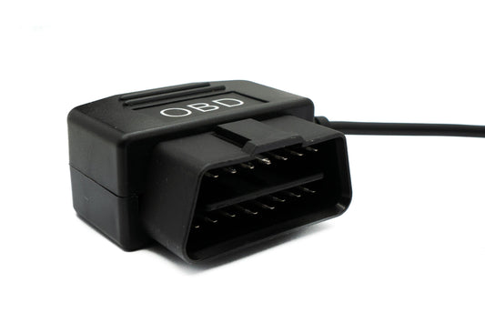 SYSTEM-S OBD Kabel 350 cm OBD 2 Stecker zu USB 2.0 Micro B Stecker Schalter Auto Diagnose