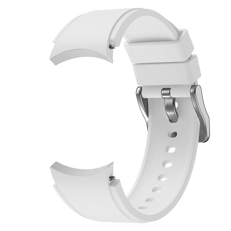 SYSTEM-S flexible silicone 20mm strap for Huawei Watch 2 Smartwatch in white
