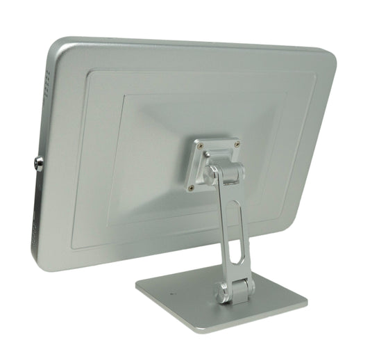 SYSTEM-S Tisch Halterung 360° Ständer abschließbar für Surface Pro 7 12.3" in Grau