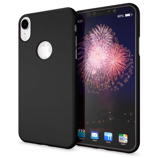 NALIA Handyhülle für Apple iPhone XR, Ultra-Slim Hülle Silikon Neon Case Cover