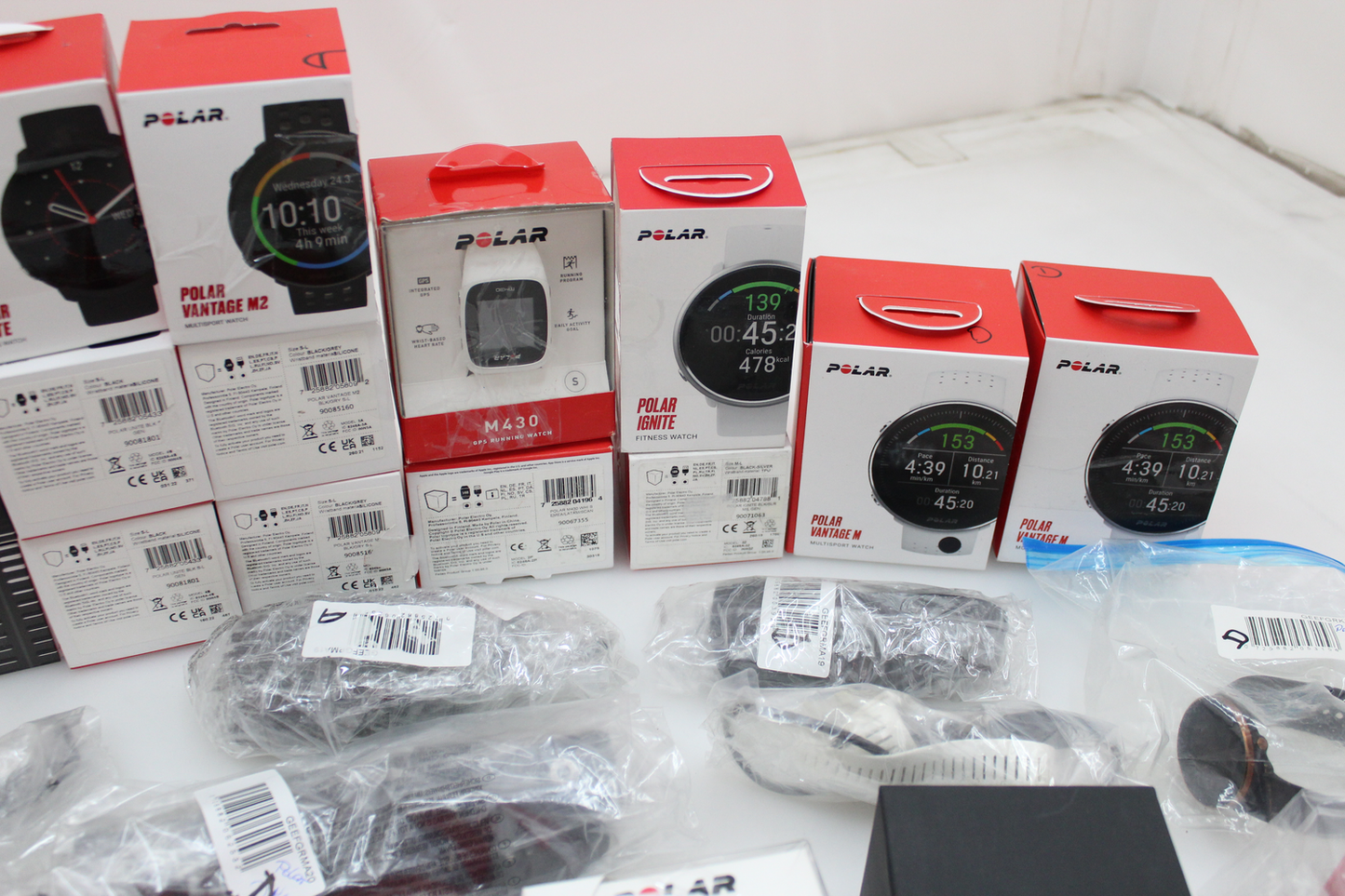 B-lager 48x Skemmd Polar úr Íþróttaúr Snjallúr Líkamleg líkamsræktarúr Gölluð Ófullgerð