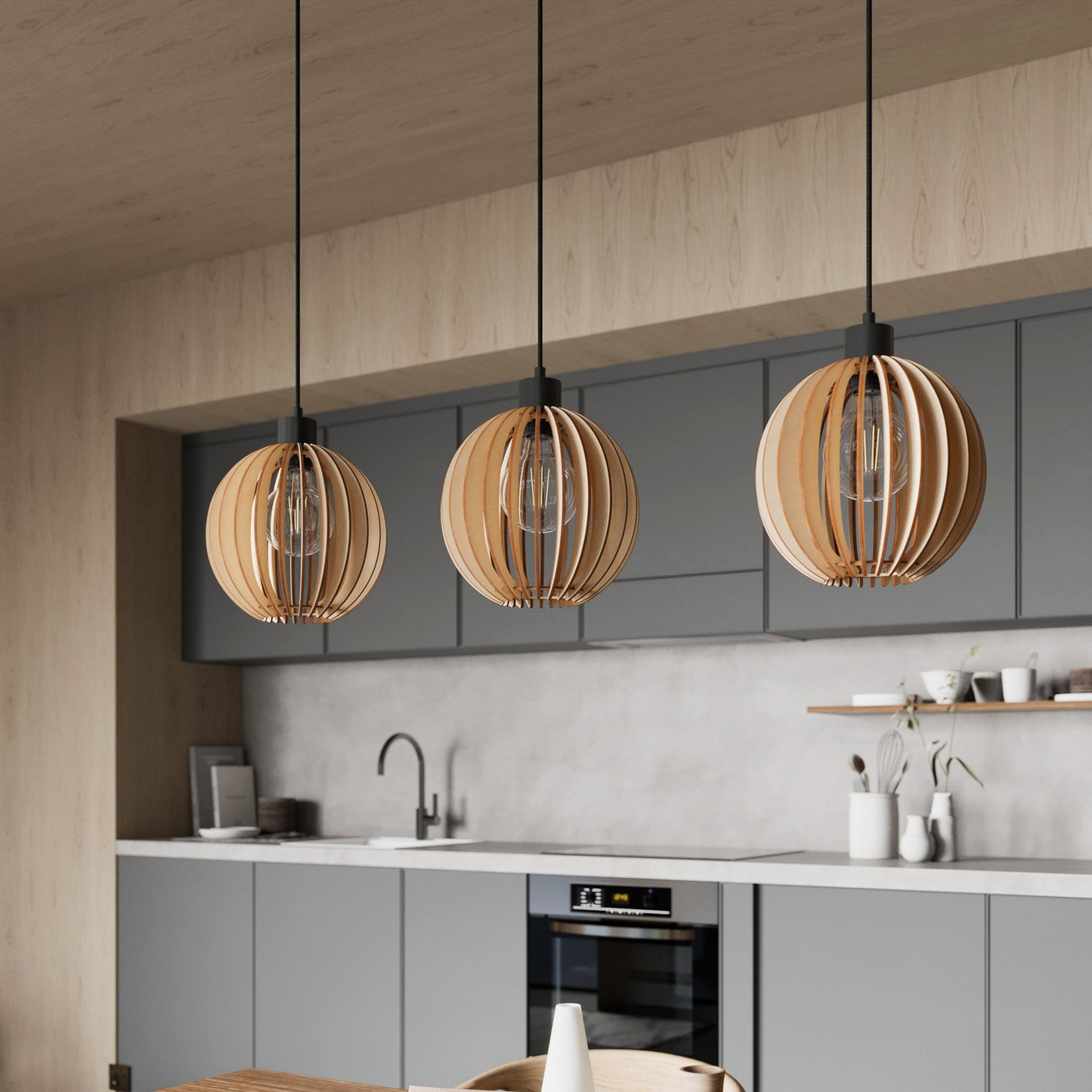 B-flokks Envostar Clay hengilampi, loftlampi, E27 ljós