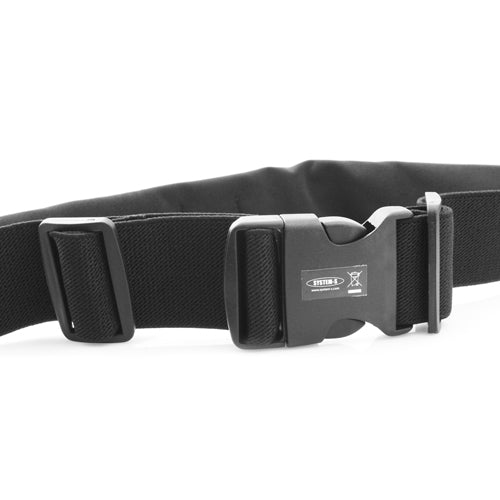System-S Sport Belt 2 hólfa mittisbelti fyrir brjóst, mjaðmabelti, skvettuheldur taska fyrir snjallsíma, farsíma, mp3 spilara og aðra hluti